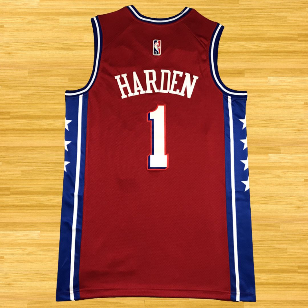 76ers - James Harden - 24/25 Jersey - Red