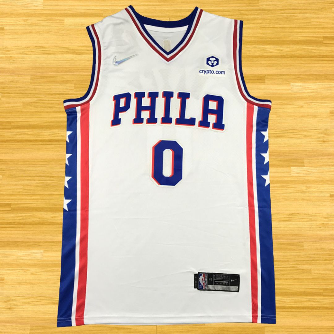 76ers - Tyrese Maxey  - 24/25 Jersey - White