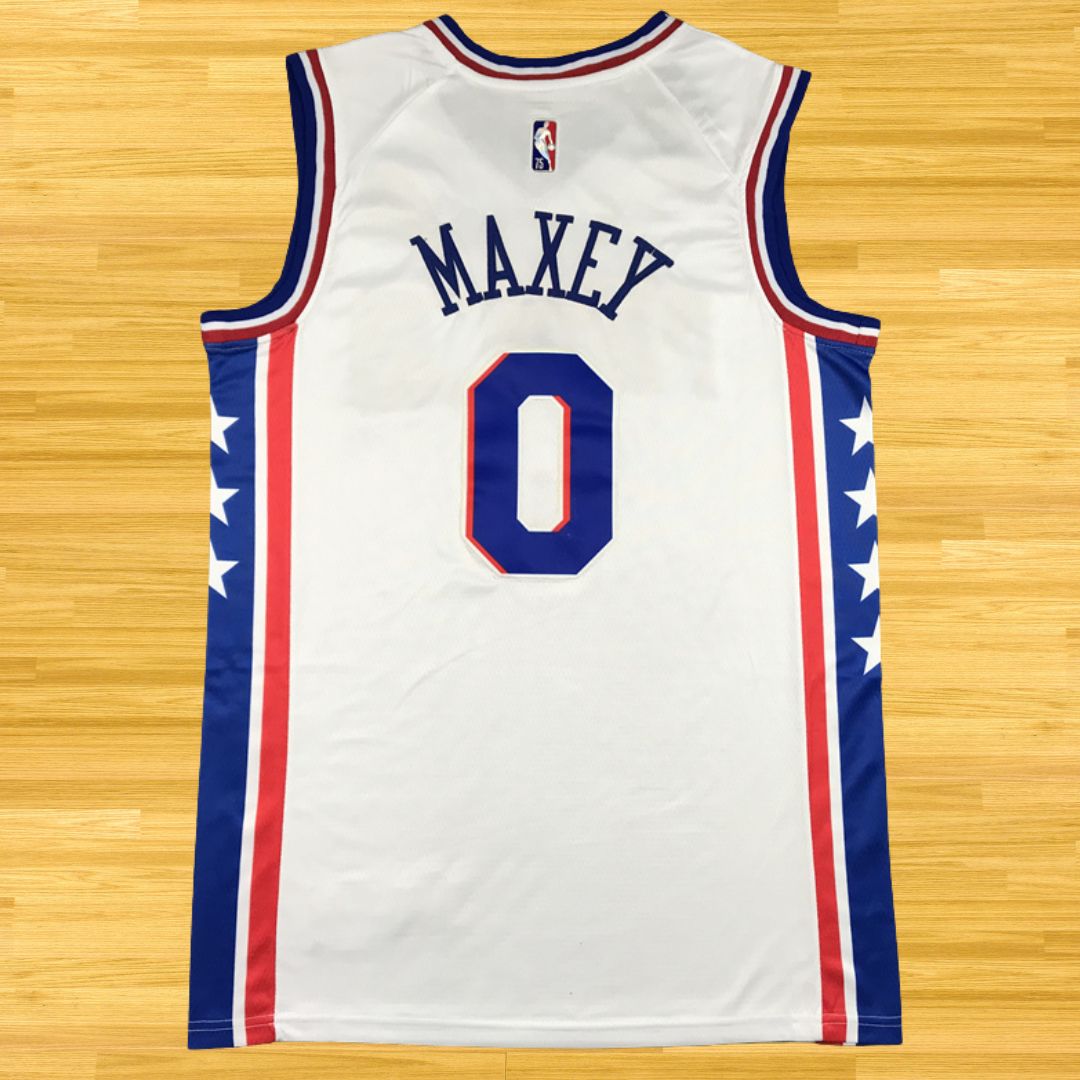 76ers - Tyrese Maxey  - 24/25 Jersey - White