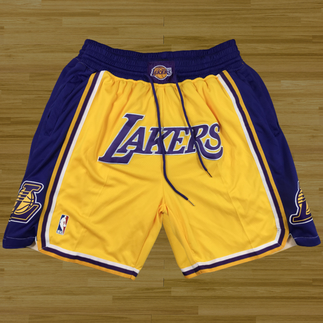 Lakers - Retro Shorts - Yellow