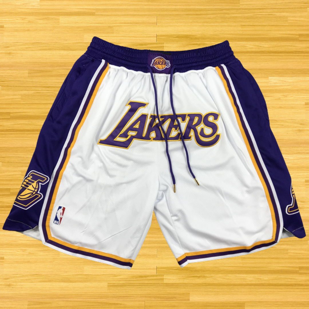 Lakers - Retro Shorts - White