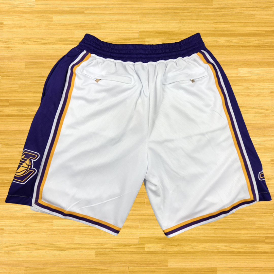 Lakers - Retro Shorts - White