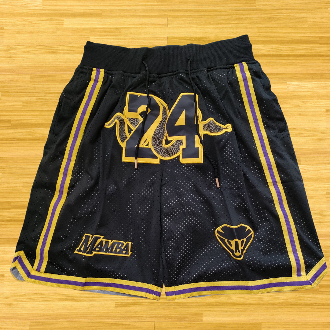 Lakers - Retro Shorts - 24 Black Mamba