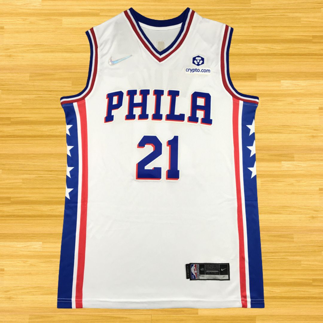 76ers - Joel Embiid - 24/25 Jersey - White