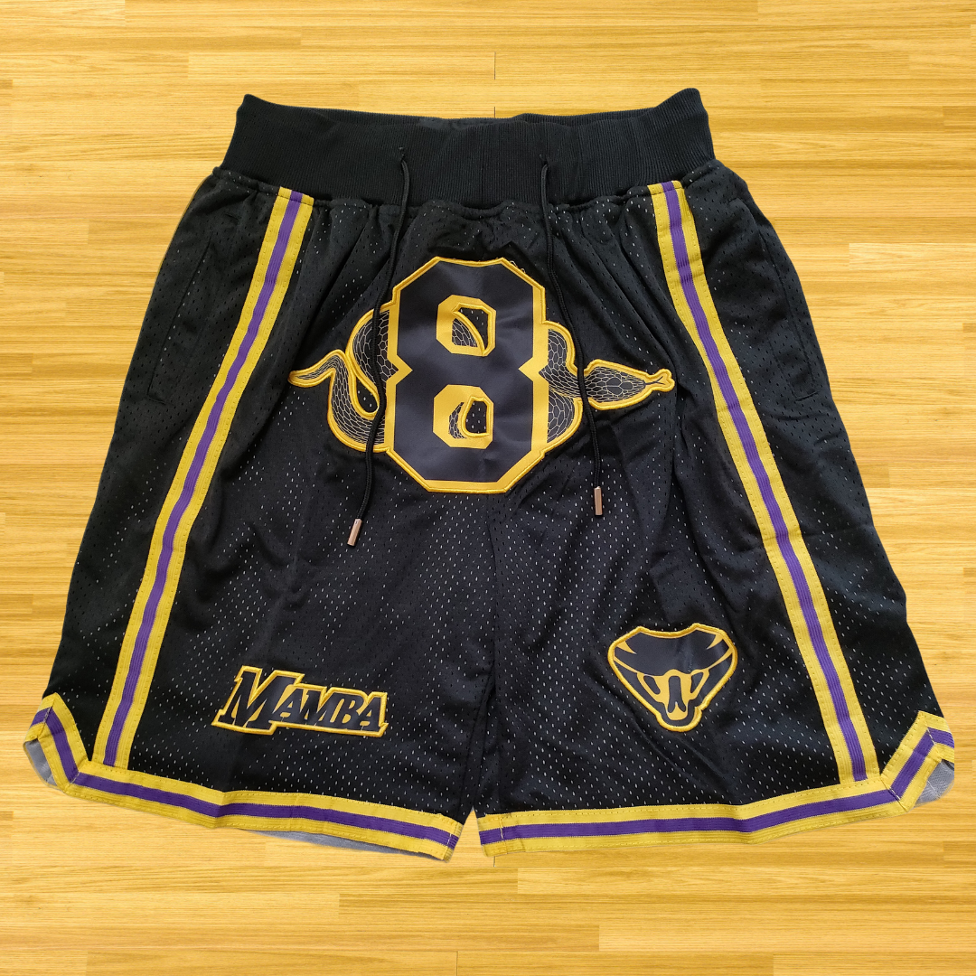 Lakers - Retro Shorts - 8 Black Mamba