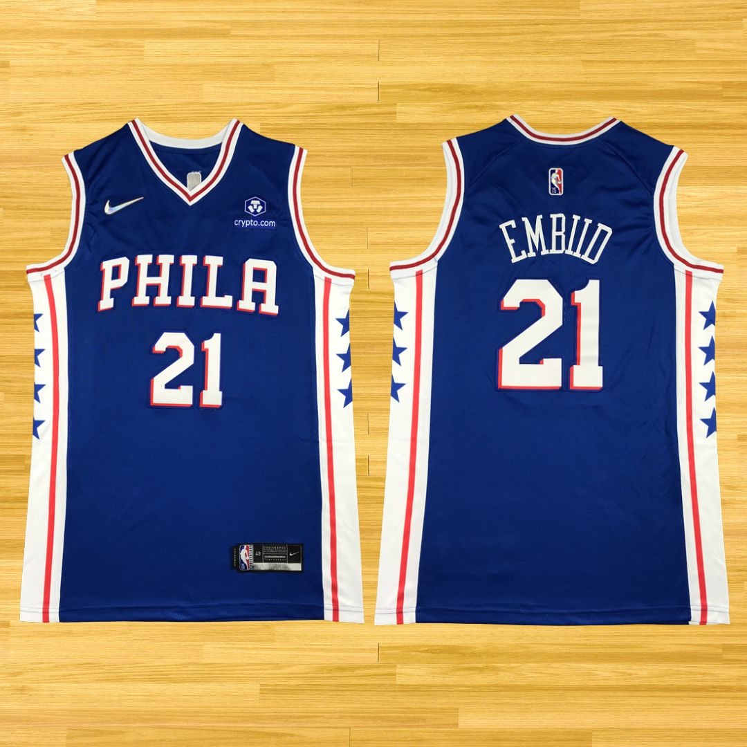 76ers - Joel Embiid - 24/25 Jersey - Blue