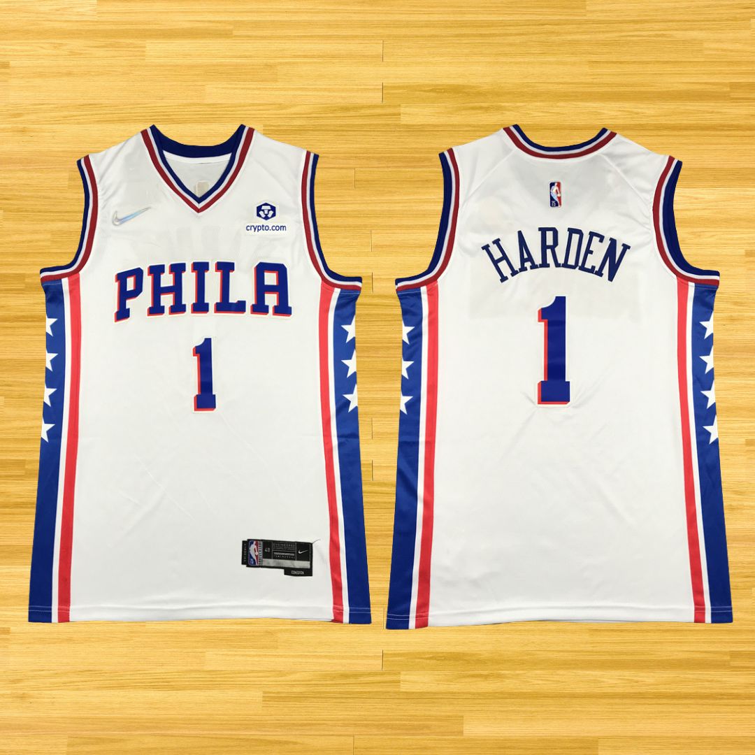 76ers - James Harden - 24/25 Jersey - White