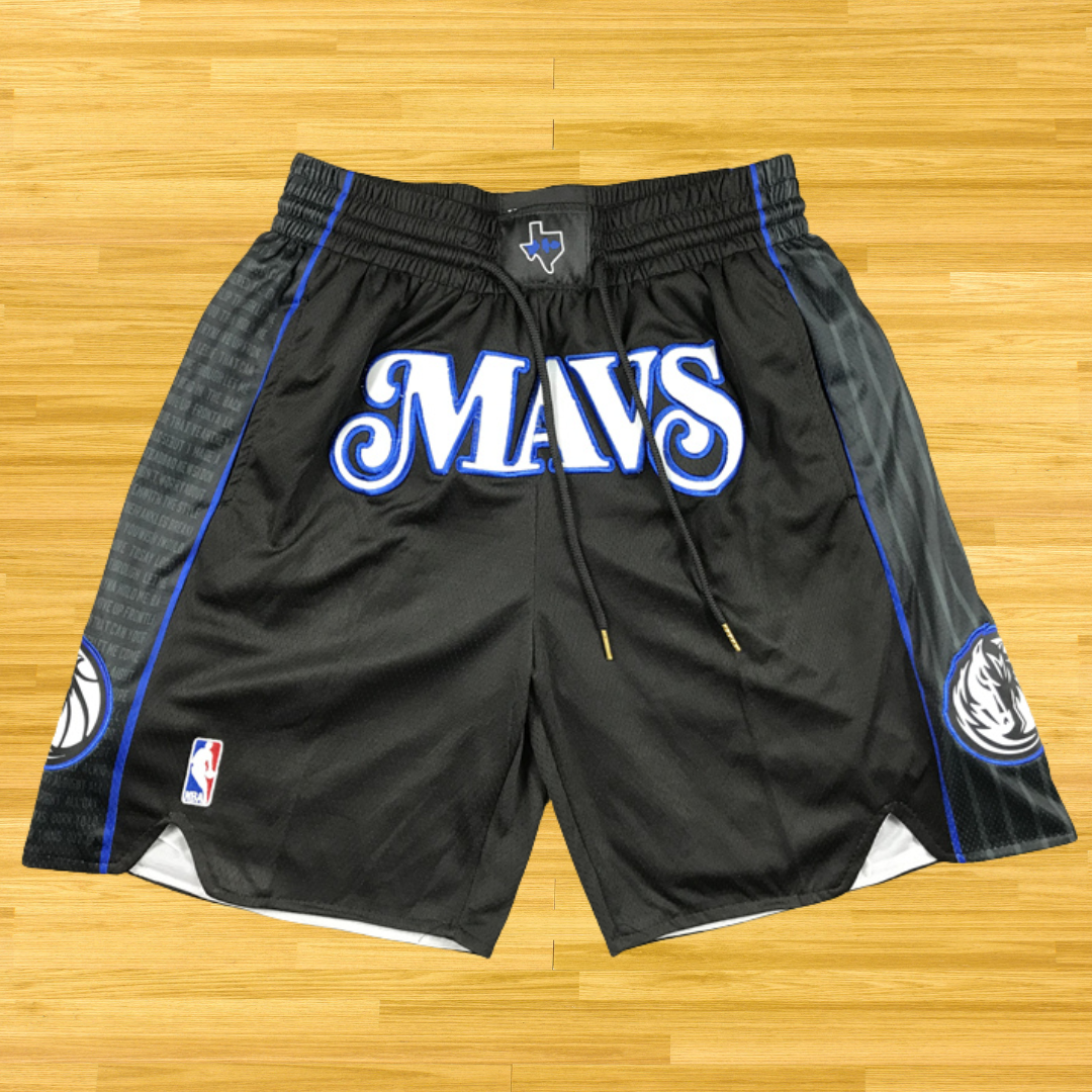 Mavericks - Retro Shorts - Black