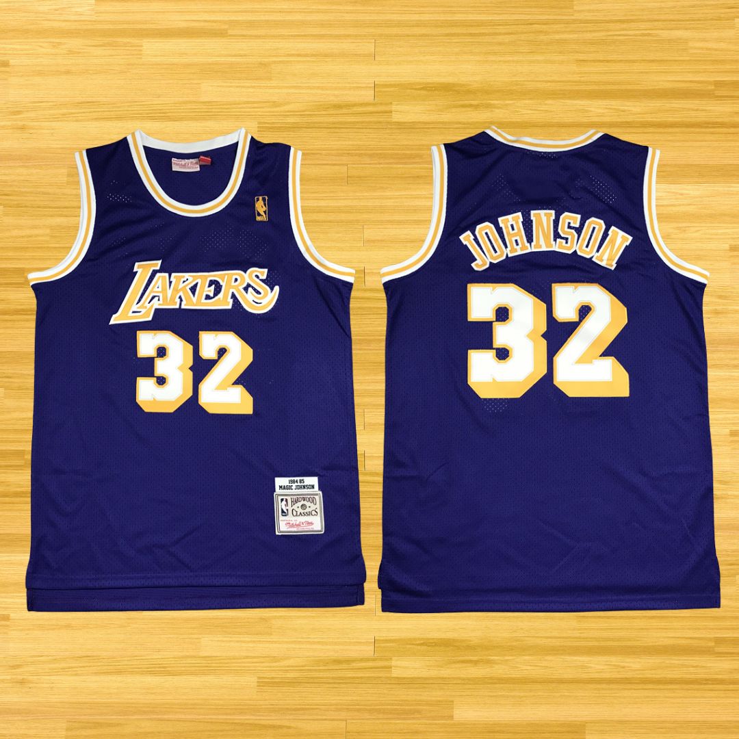 Lakers  - Magic Johnson - Retro Jersey - Purple