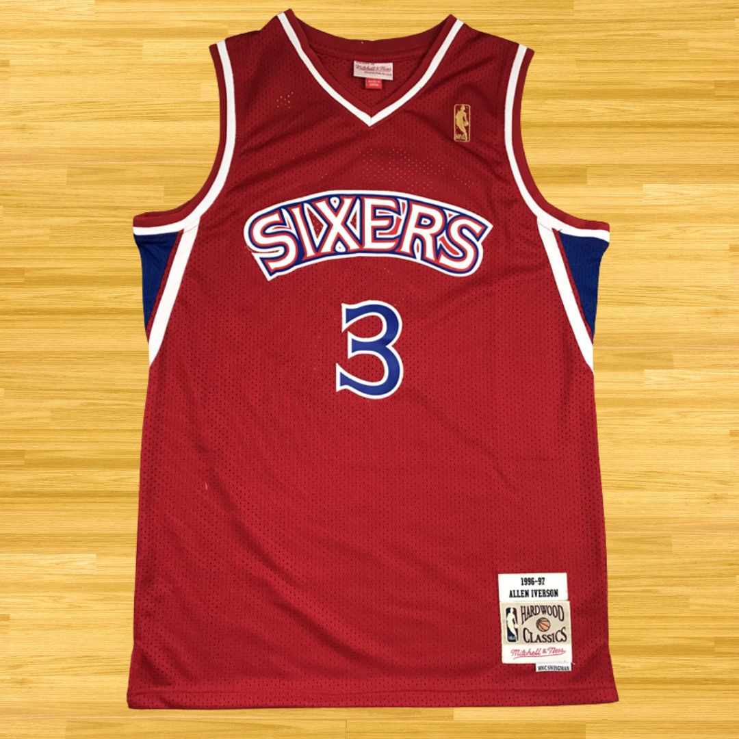 76ers - Allen Iverson - Retro Jersey - Red