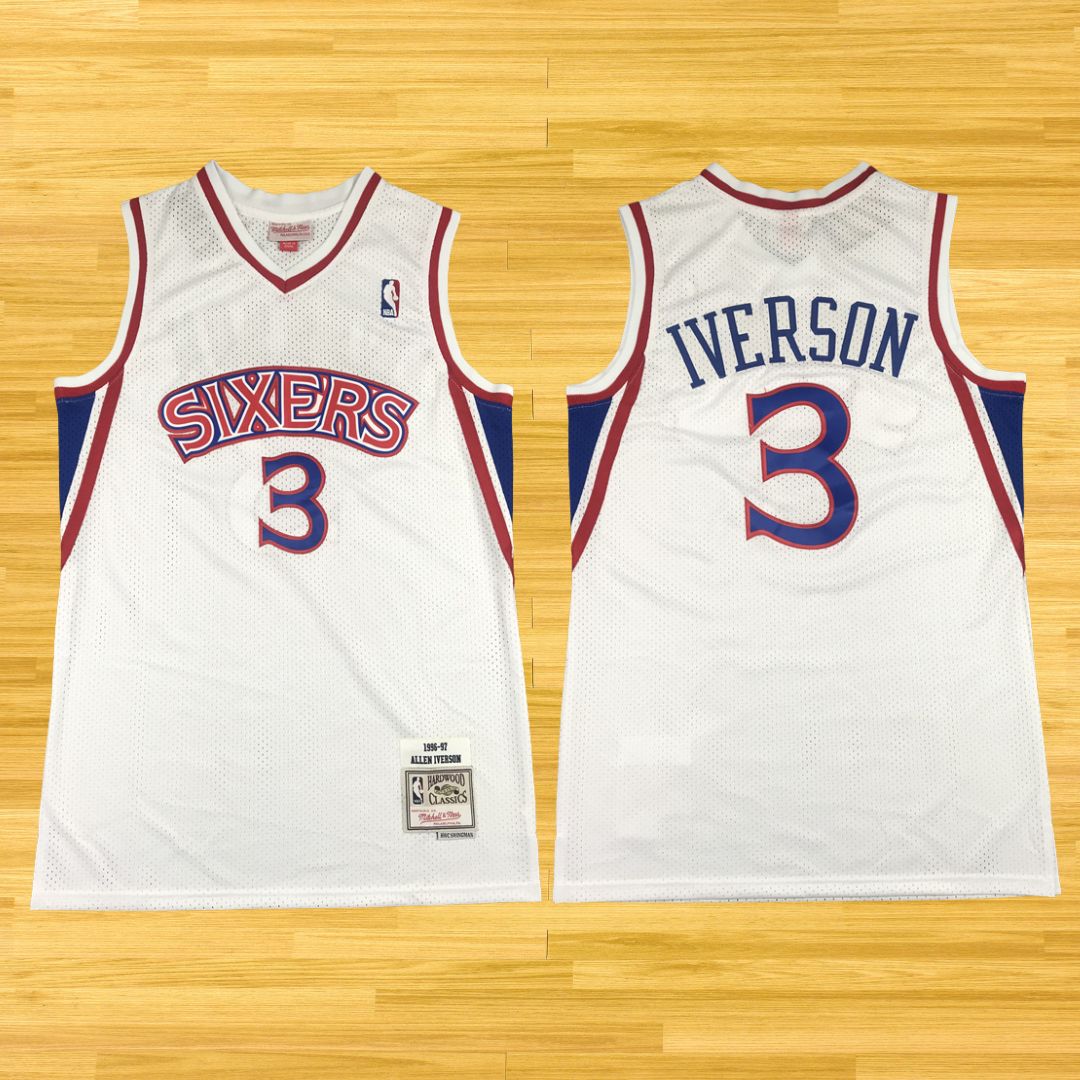 76ers - Allen Iverson - Retro Jersey - White