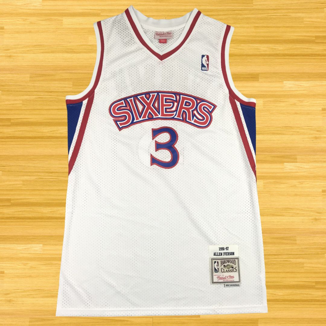 76ers - Allen Iverson - Retro Jersey - White