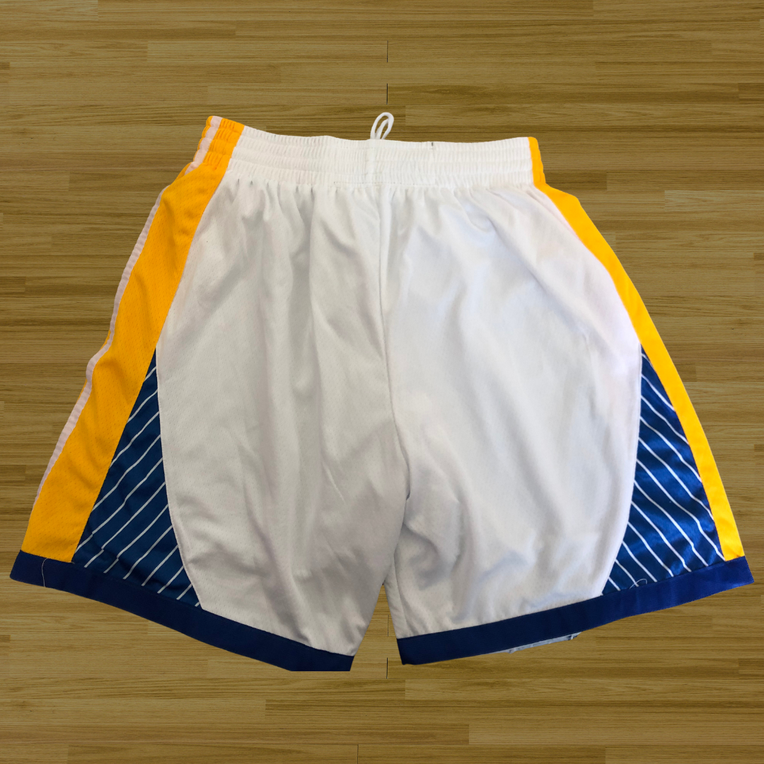 Warriors - Retro Shorts - White