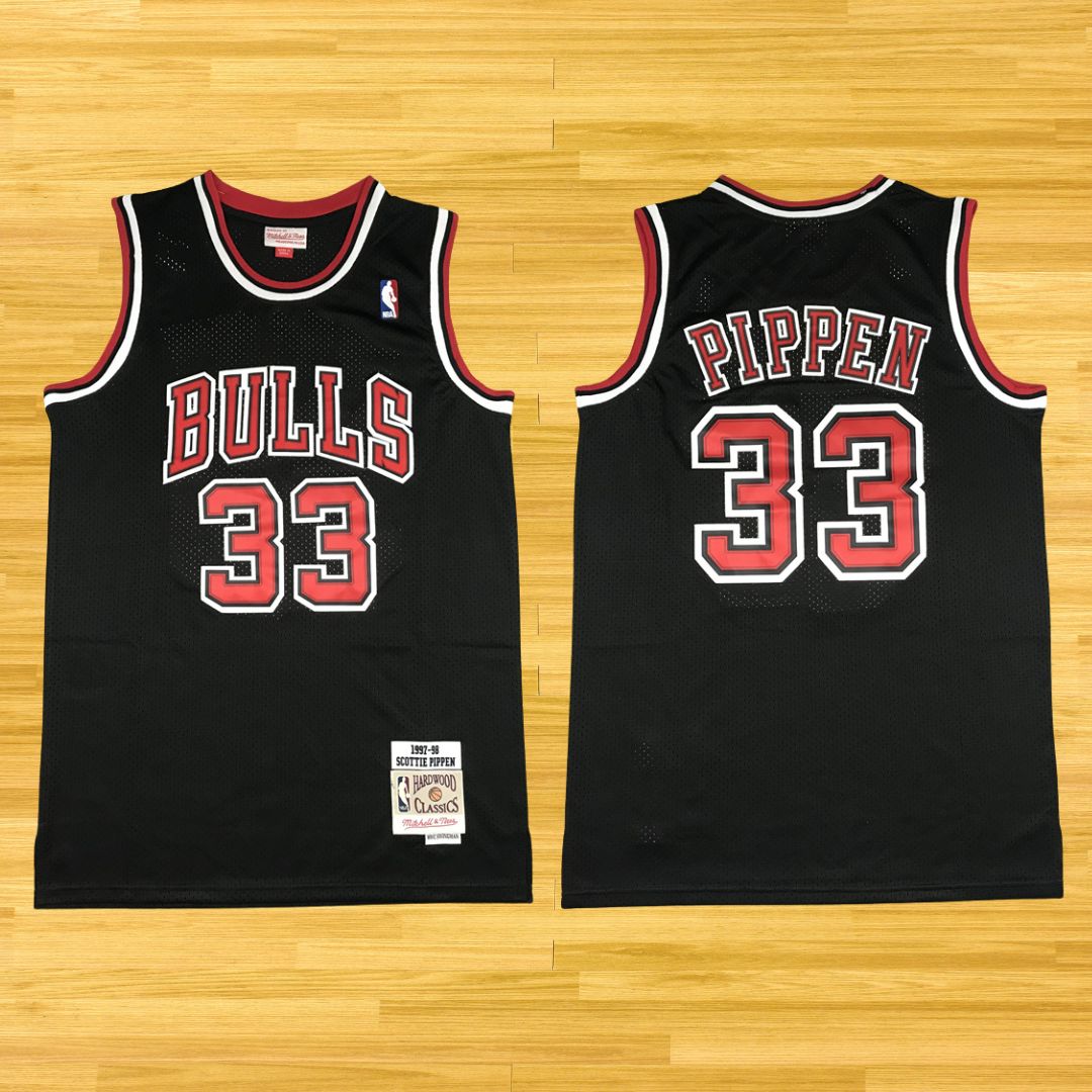 Bulls - Scottie Pippen - Retro Jersey - Black