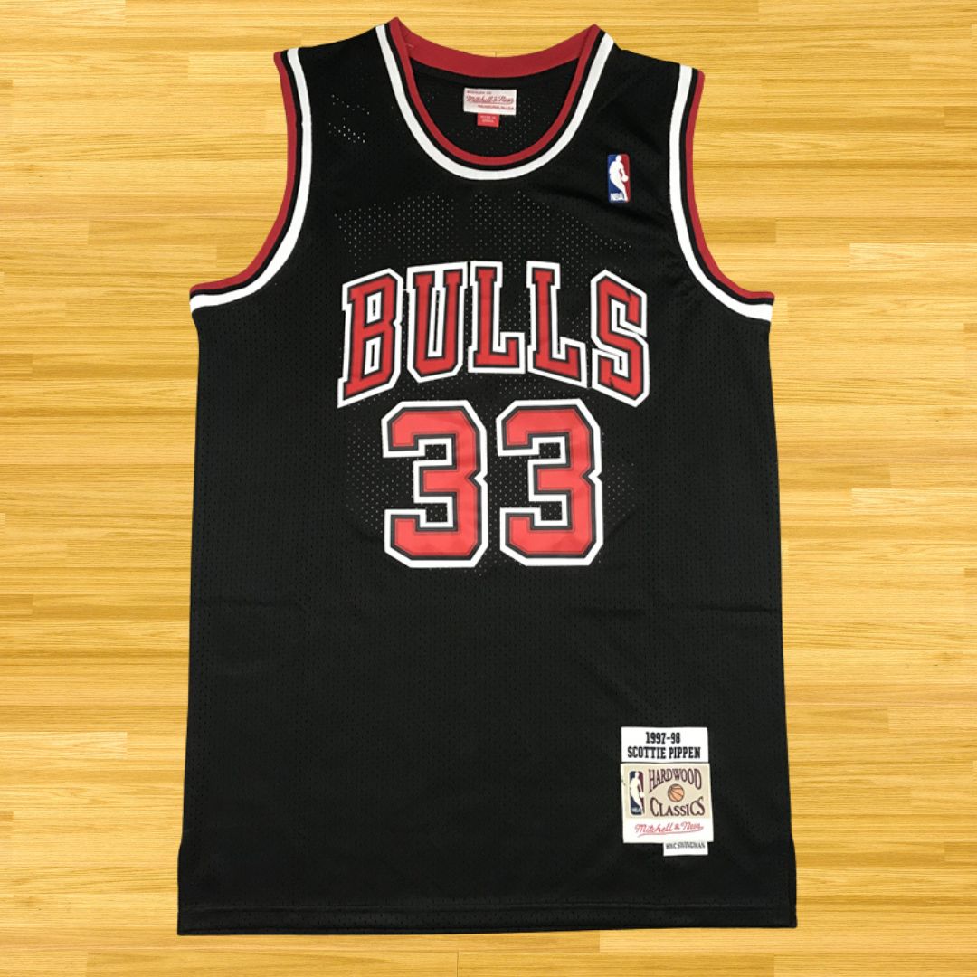 Bulls - Scottie Pippen - Retro Jersey - Black