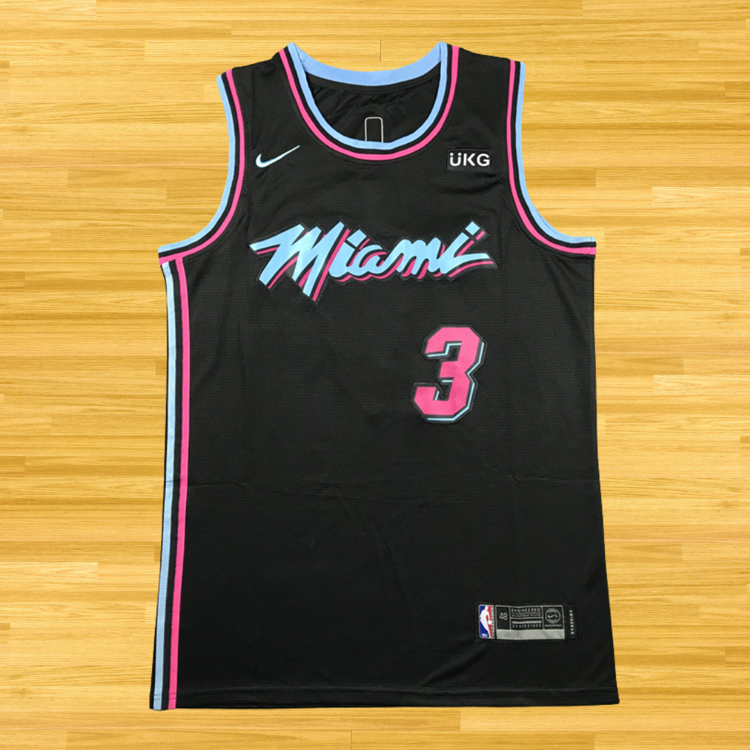 Heat - Dwyane Wade - Retro Jersey - City Black