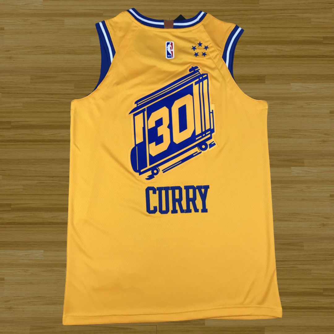 Warriors - Stephen Curry - 24/25 Jersey - City Yellow