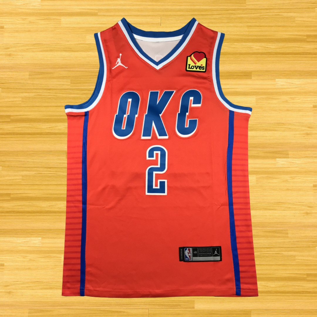 Thunder - Shai Gilgeous Alexander  - 24/25 Jersey - Red