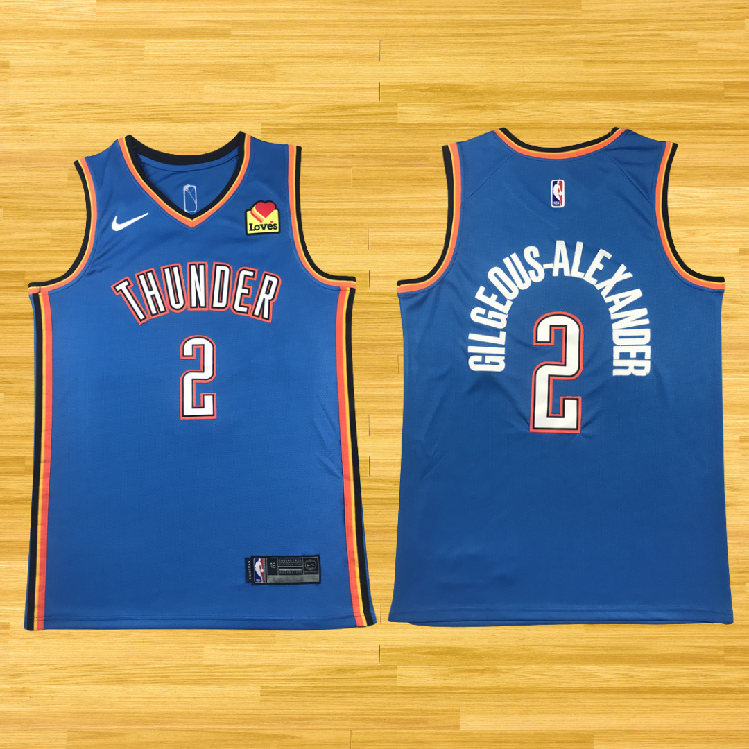 Thunder - Shai Gilgeous Alexander  - 24/25 Jersey - Blue