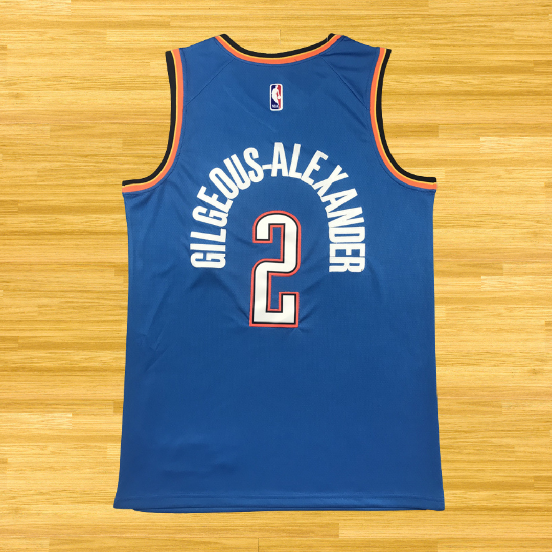 Thunder - Shai Gilgeous Alexander  - 24/25 Jersey - Blue