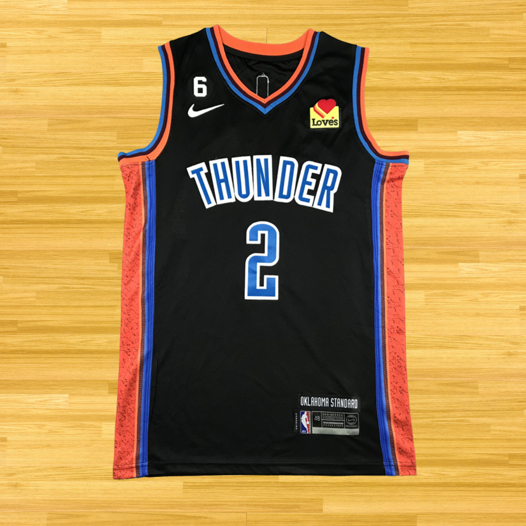 Thunder - Shai Gilgeous Alexander  - 24/25 Jersey - Black