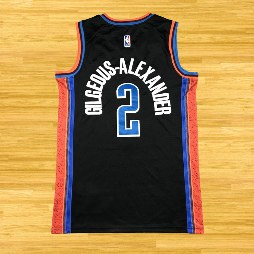 Thunder - Shai Gilgeous Alexander  - 24/25 Jersey - Black