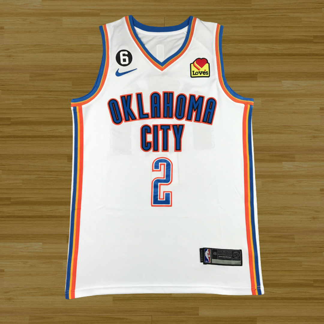 Thunder - Shai Gilgeous Alexander  - 24/25 Jersey - White