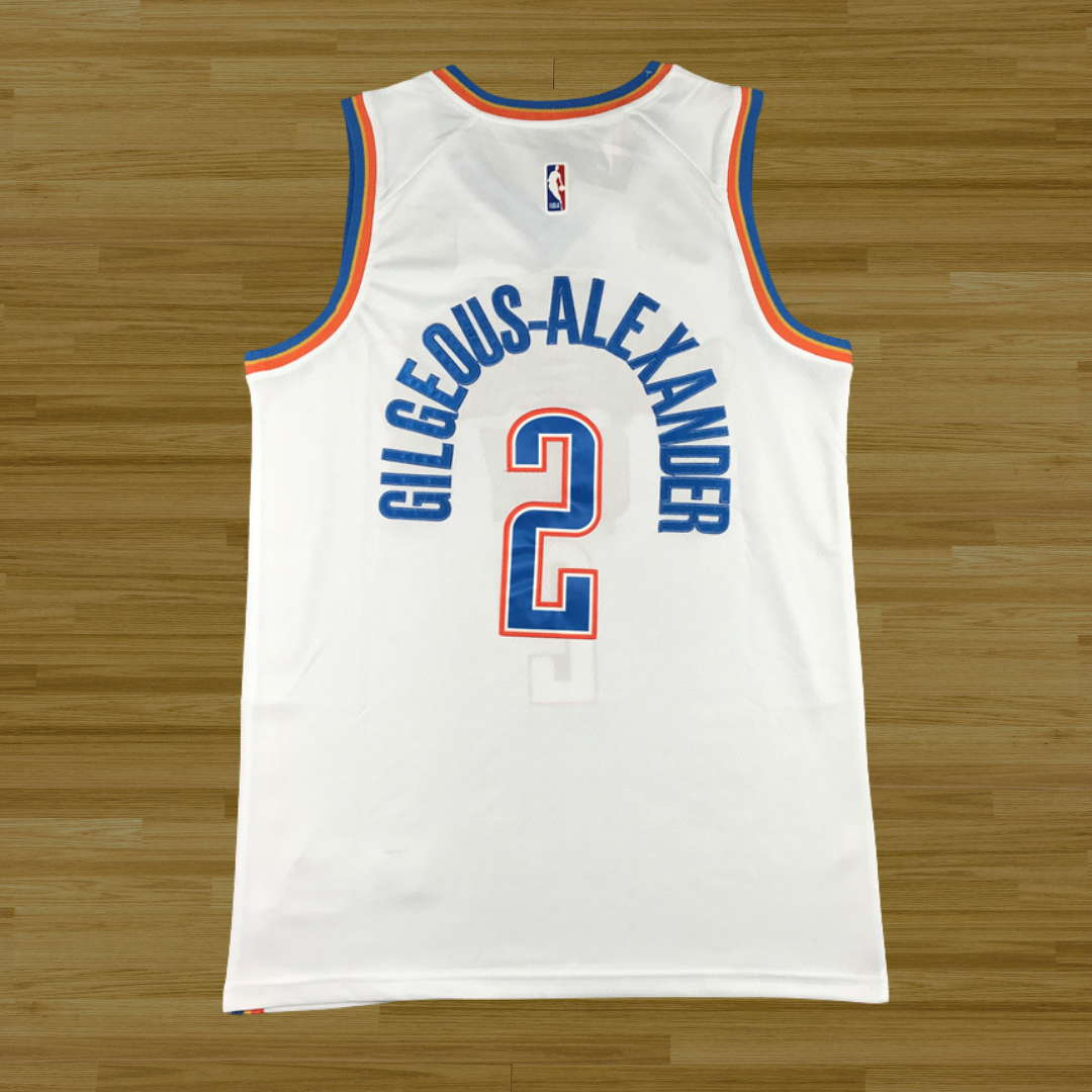 Thunder - Shai Gilgeous Alexander  - 24/25 Jersey - White