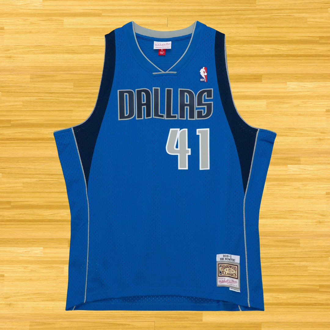 Mavericks - Dirk Nowitzki - Retro Jersey - Blue