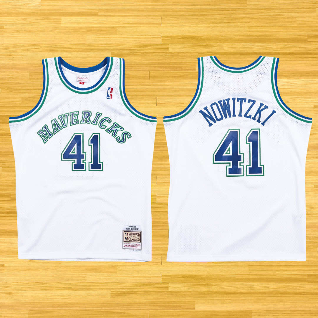 Mavericks - Dirk Nowitzki - Retro Jersey - White