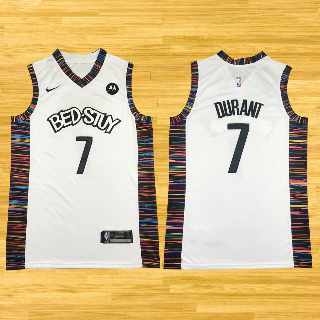 Nets - Kevin Durant - 19/20 Jersey - White