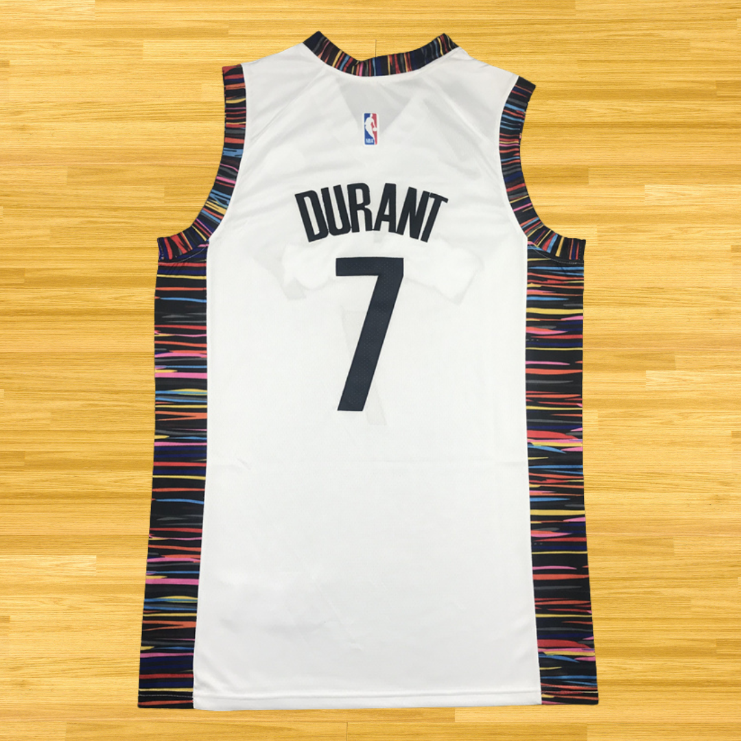 Nets - Kevin Durant - 19/20 Jersey - White