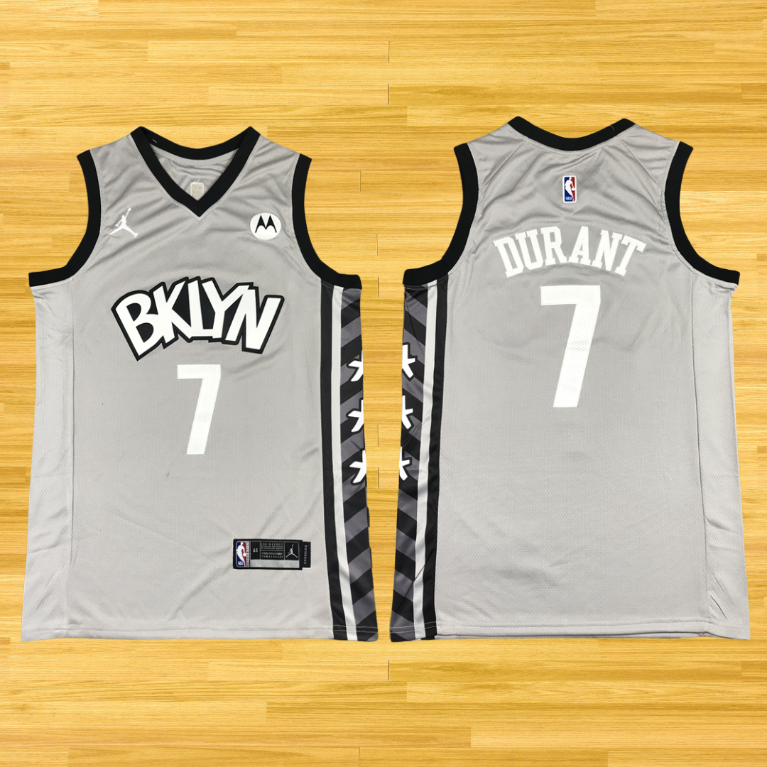 Nets - Kevin Durant - 20/21 Jersey - Gray