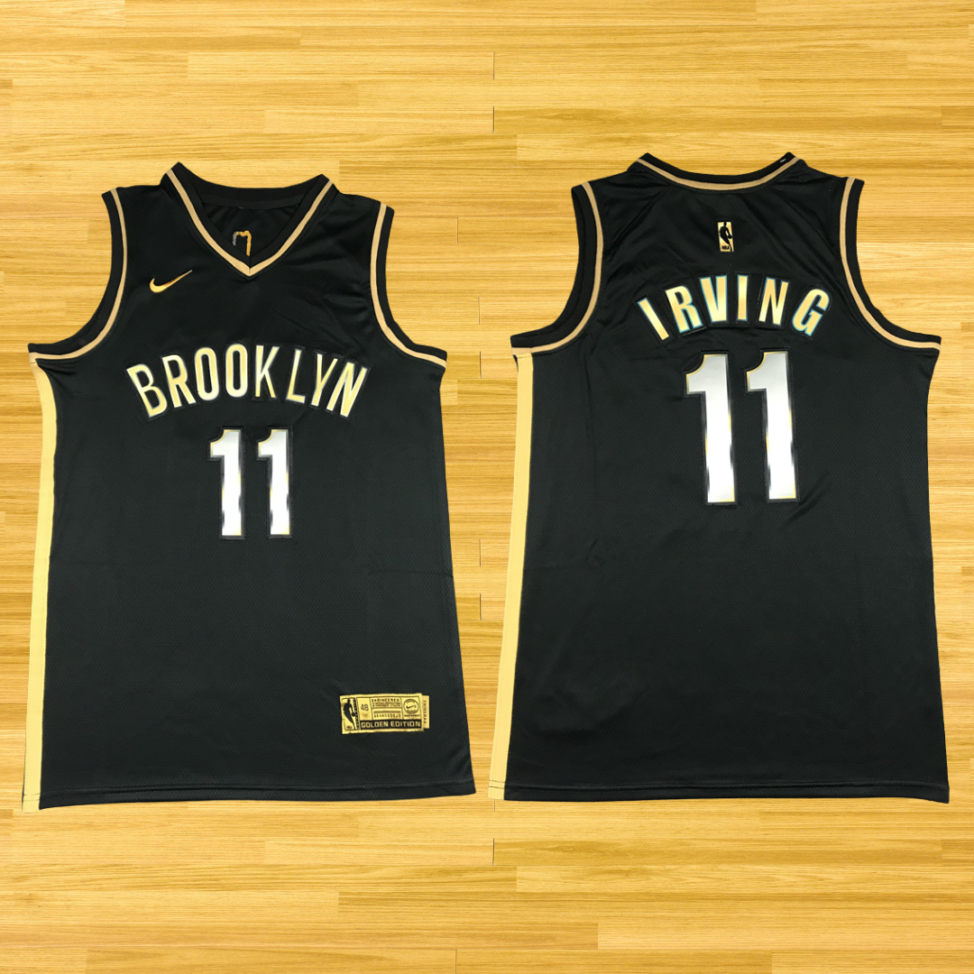 Nets - Kyrie Irving - 20/21 Jersey - Black