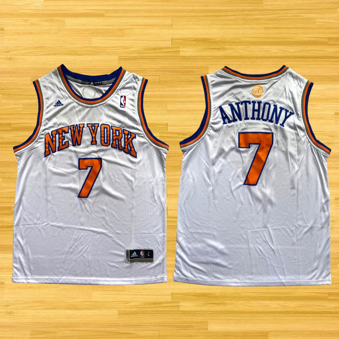 Knicks - Carmelo Anthony - Retro Jersey - White