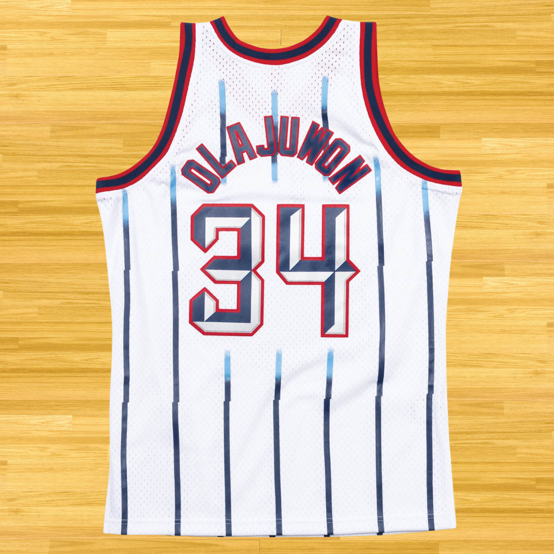 Rockets - Hakeem Olajuwon - Retro Jersey - White