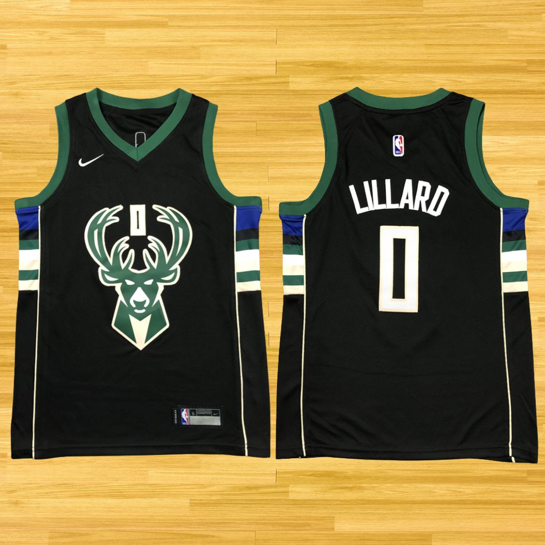 Bucks - Damian Lillard - 24/25 Jersey - Black