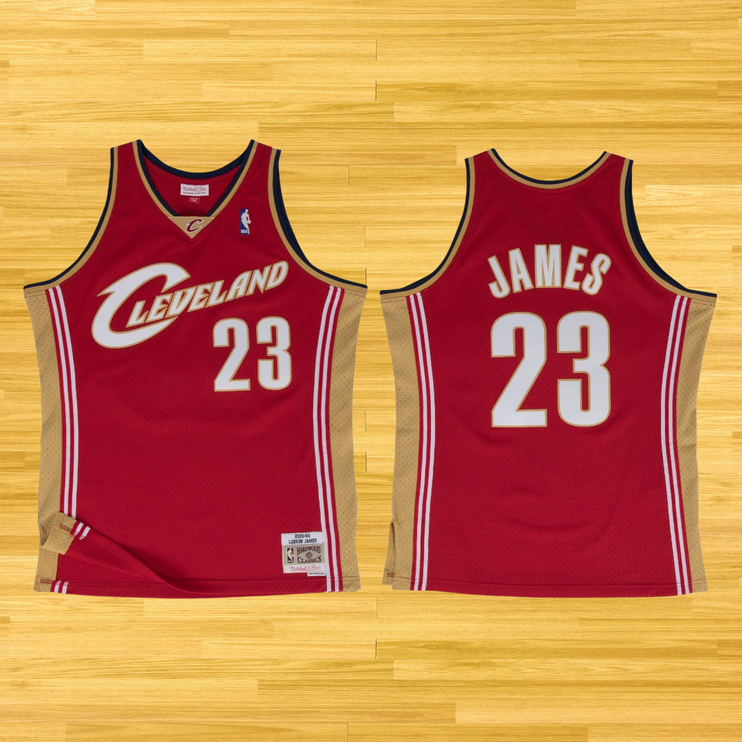 Cavaliers - Lebron James - Retro Jersey - Red/Orange