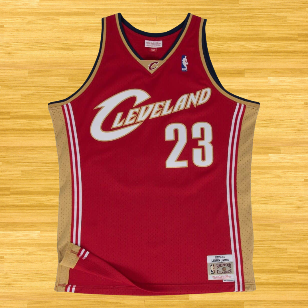 Cavaliers - Lebron James - Retro Jersey - Red/Orange