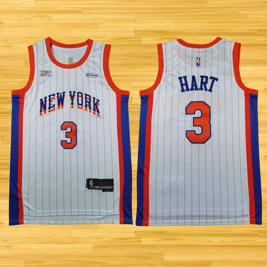 Knicks - Josh Hart  - 24/25 Jersey - White