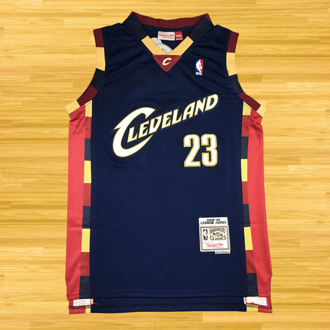 Cavaliers - Lebron James - Retro Jersey - Navy Blue