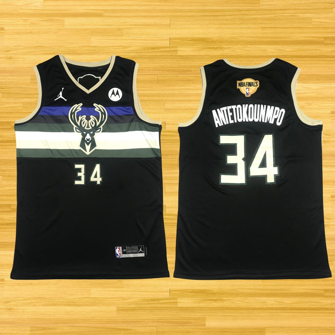 Bucks - Giannis Antetokounmpo - 24/25 Jersey - Black