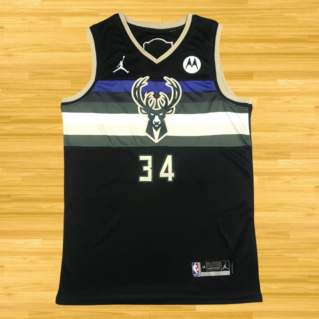 Bucks - Giannis Antetokounmpo - 24/25 Jersey - Black