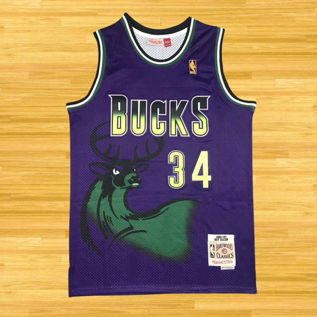 Bucks - Ray Allen - Retro Jersey - Purple