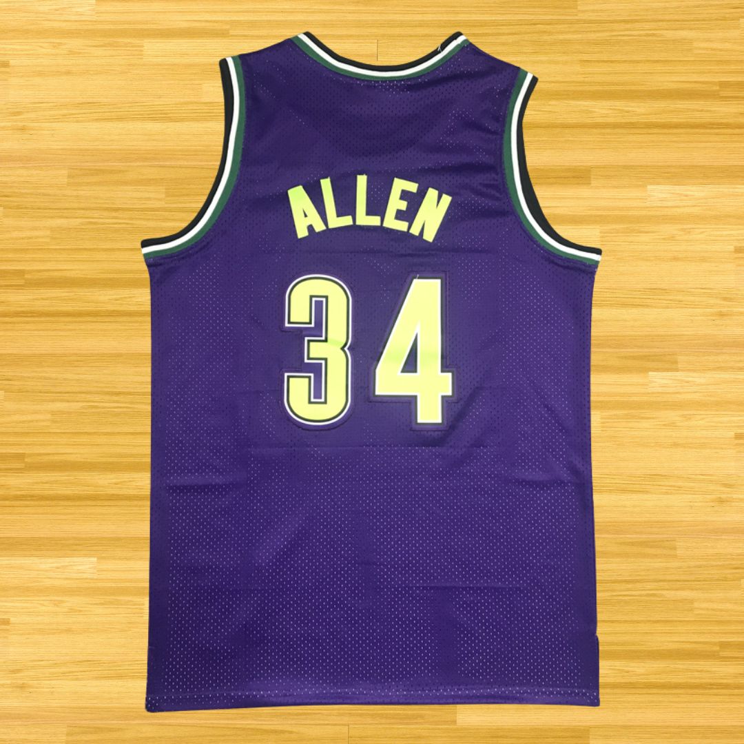 Bucks - Ray Allen - Retro Jersey - Purple