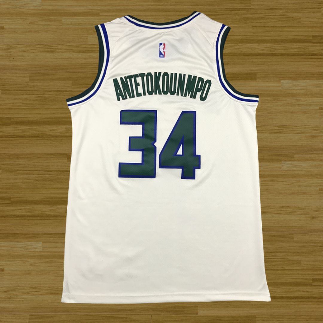 Bucks - Giannis Antetokounmpo - 24/25 Jersey - Cream