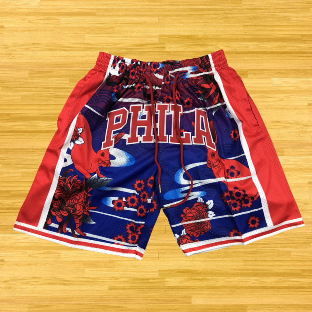 76ers - 76ers - Retro Shorts - Galaxy