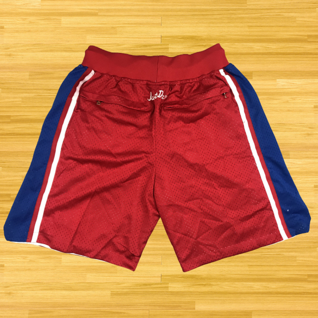 76ers - Retro Shorts - Red Sixers