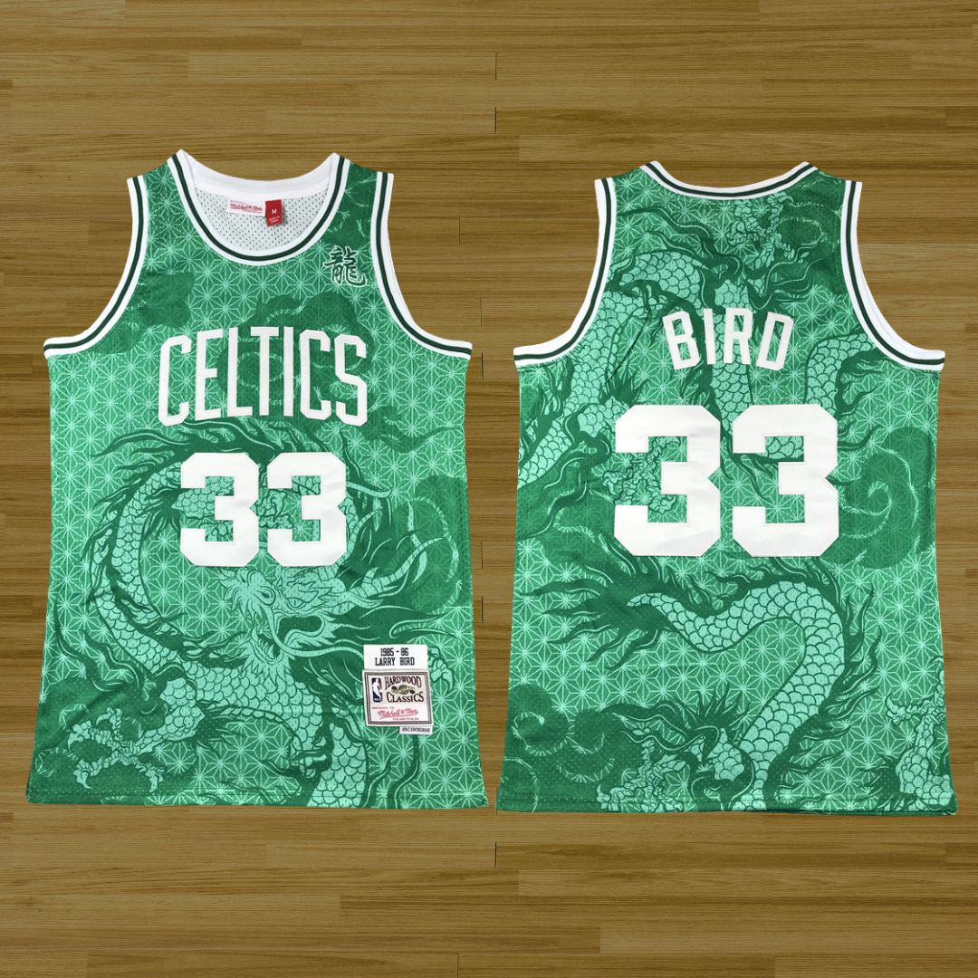 Celtics - Larry Bird - Retro Jersey - Green