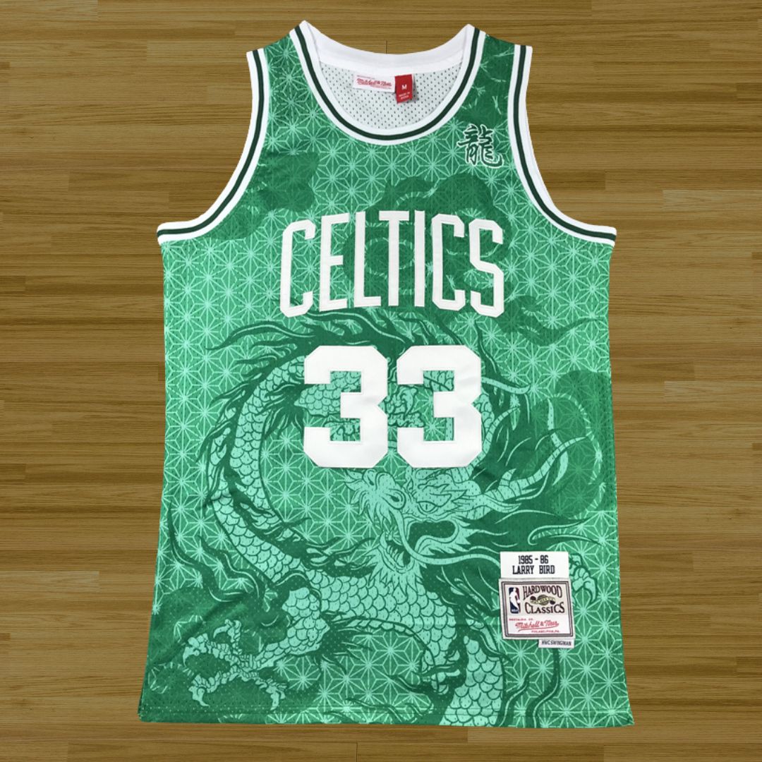 Celtics - Larry Bird - Retro Jersey - Green